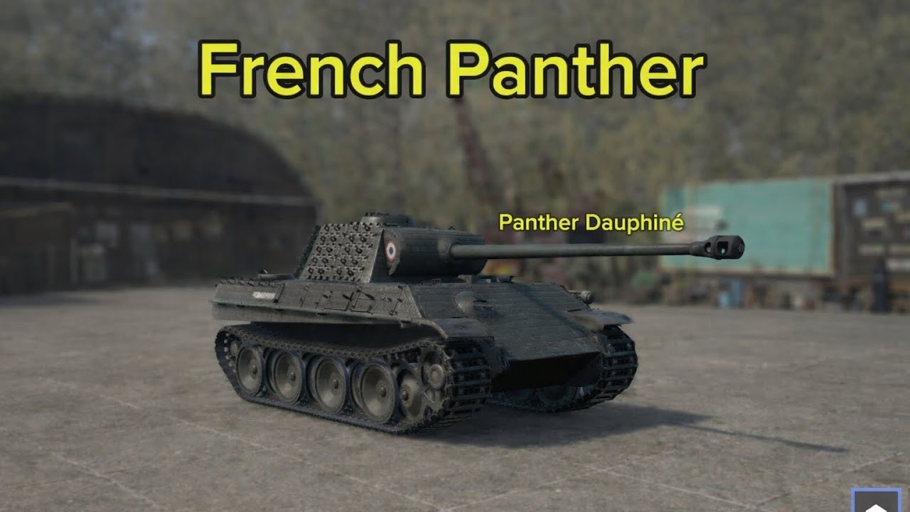 Panther Dauphiné Gameplay in Warthunder Mobile🇫🇷