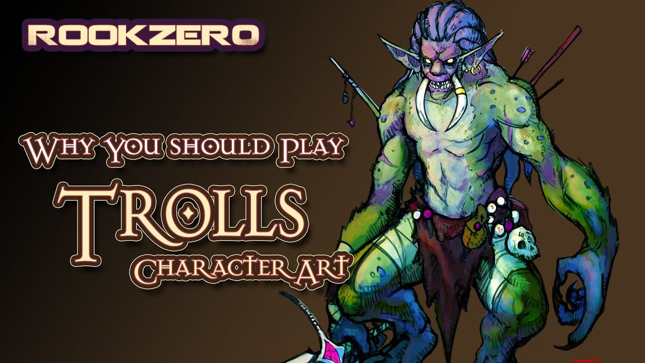 Playable Troll Race Dungeons and Dragons