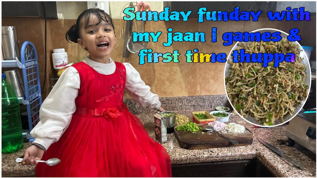 Sunday funday with my jaan | games & first time thuppa🍜
