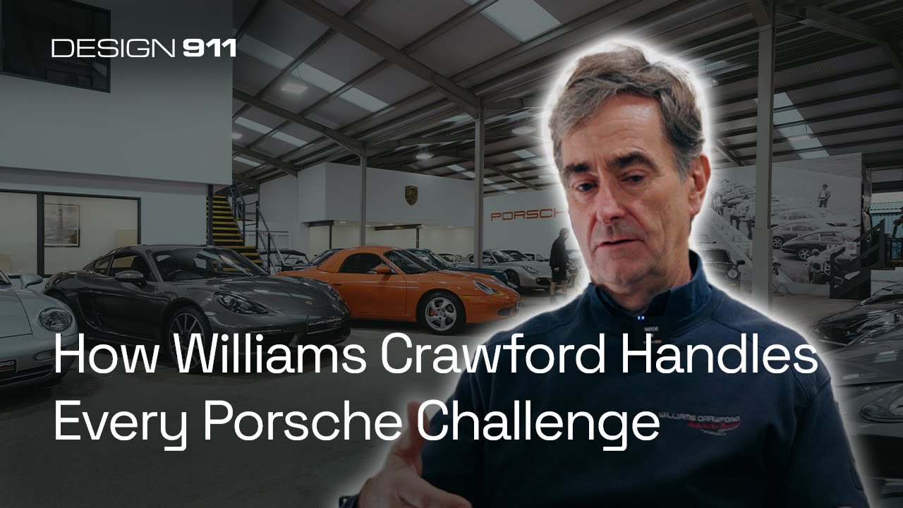 From 356s to 992's: How Williams Crawford Handles Every Porsche Challenge #porsche #design911