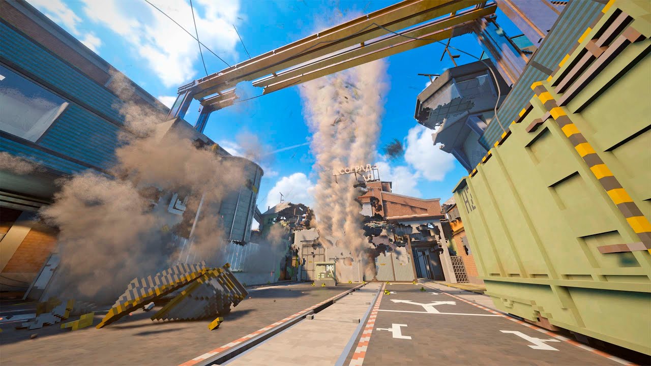 Realistic tornado at the train station | Teardown