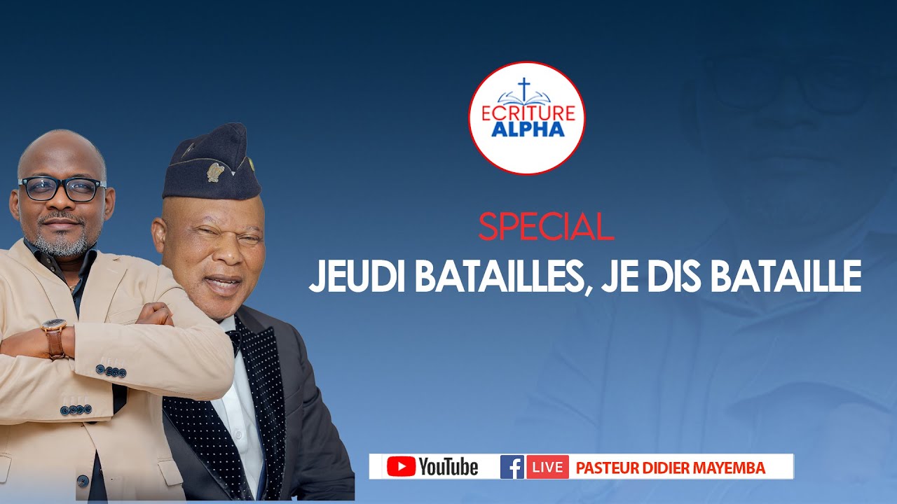 JEUDI BATAILLES, JE DIS BATAILLE AVEC LE PROFETA MIEZI ANTONIO