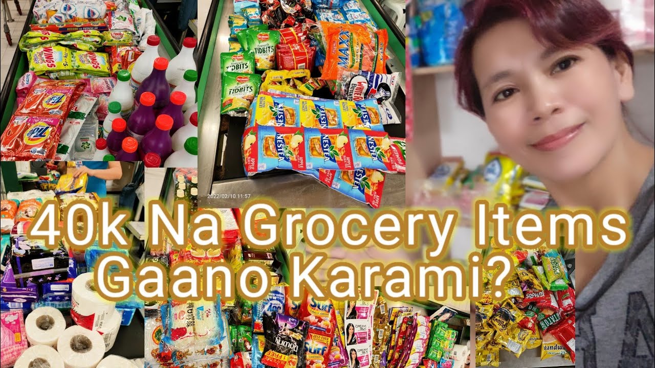 Buying Groceries @KCCC Super Market | 40k Gaano Kadami Ang Mabibili | Sari Sari Store Business