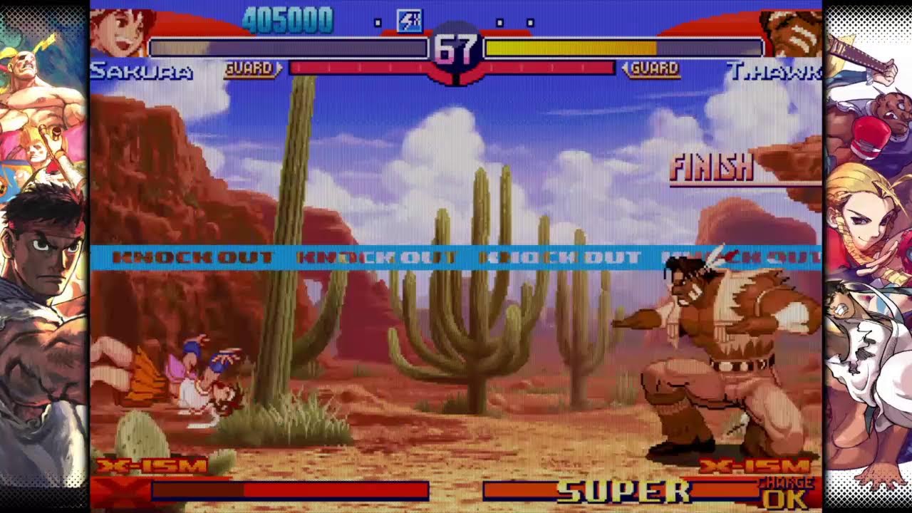 Street Fighter Alpha 3 Upper Sakura Arcade mode February 2026