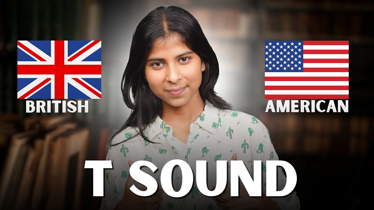 British vs American Accent T Sound | Janhavi Panwar