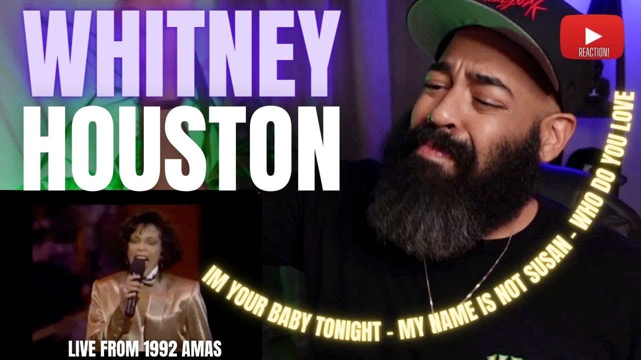 WHITNEY HOUSTON - 1992 AMERICAN MUSIC AWARD MEDLEY - REACTION