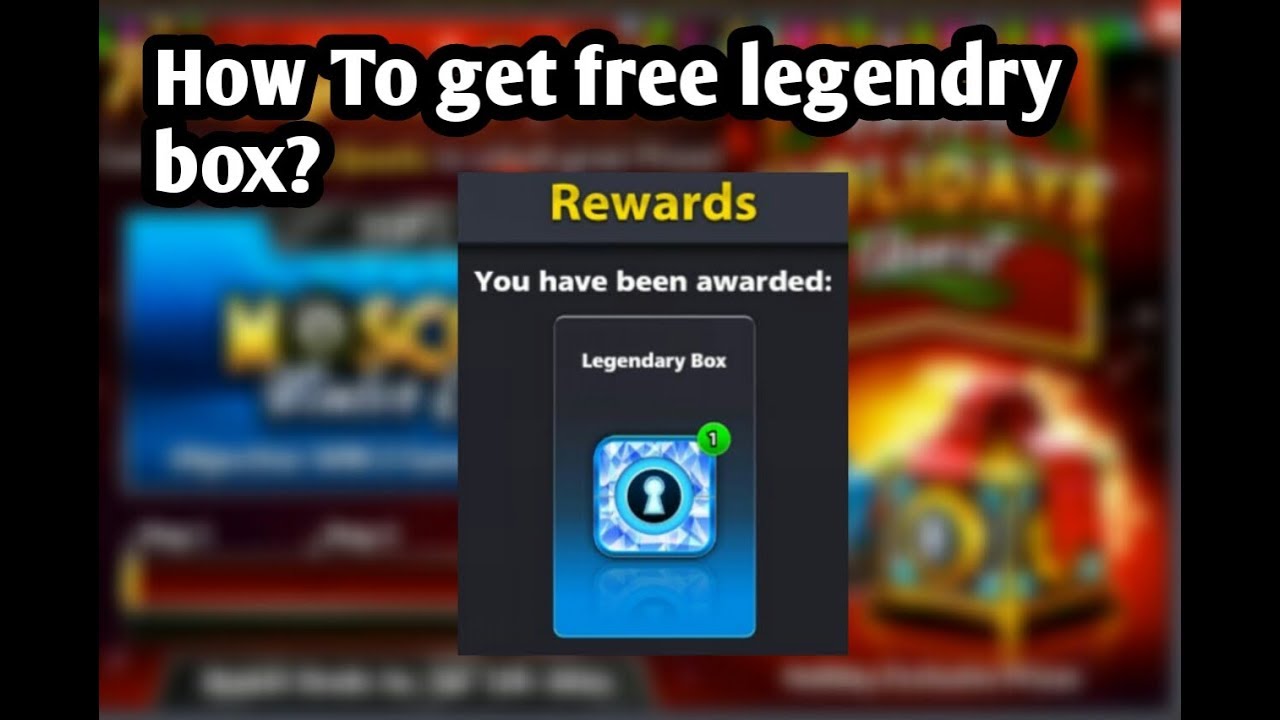8 BALL POOL ~ CLAIM FREE LEGENDARY BOX ~ NO HACKS/CHEATS
