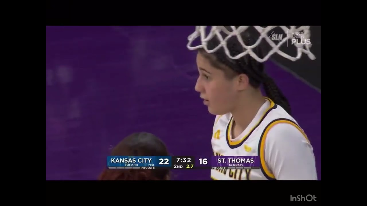 2/25/26 UMKC VS ST THOMAS. ALYSSA STATS 2pts, 7 assists, 1 steal, 2 reb, 