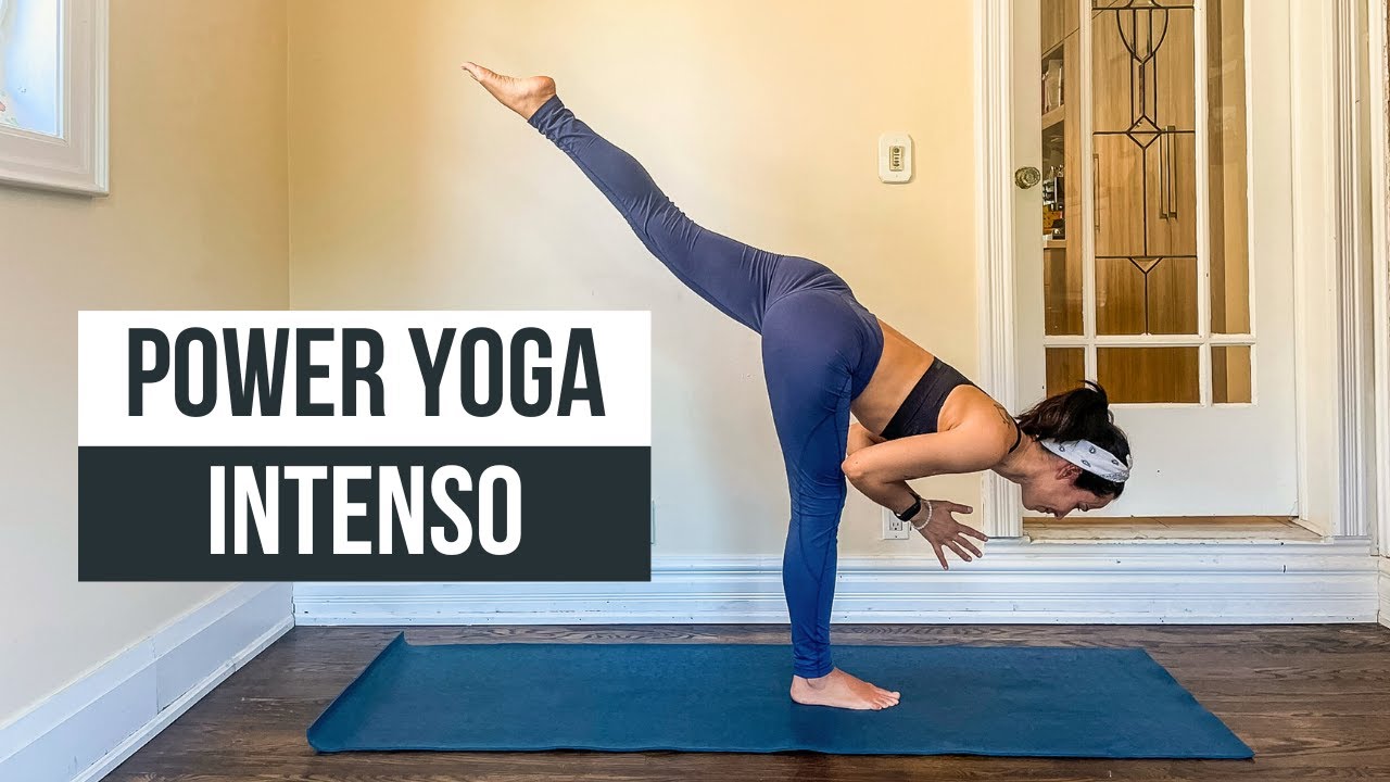 POWER YOGA 45 min | Aula de yoga intensa para suar e fortalecer