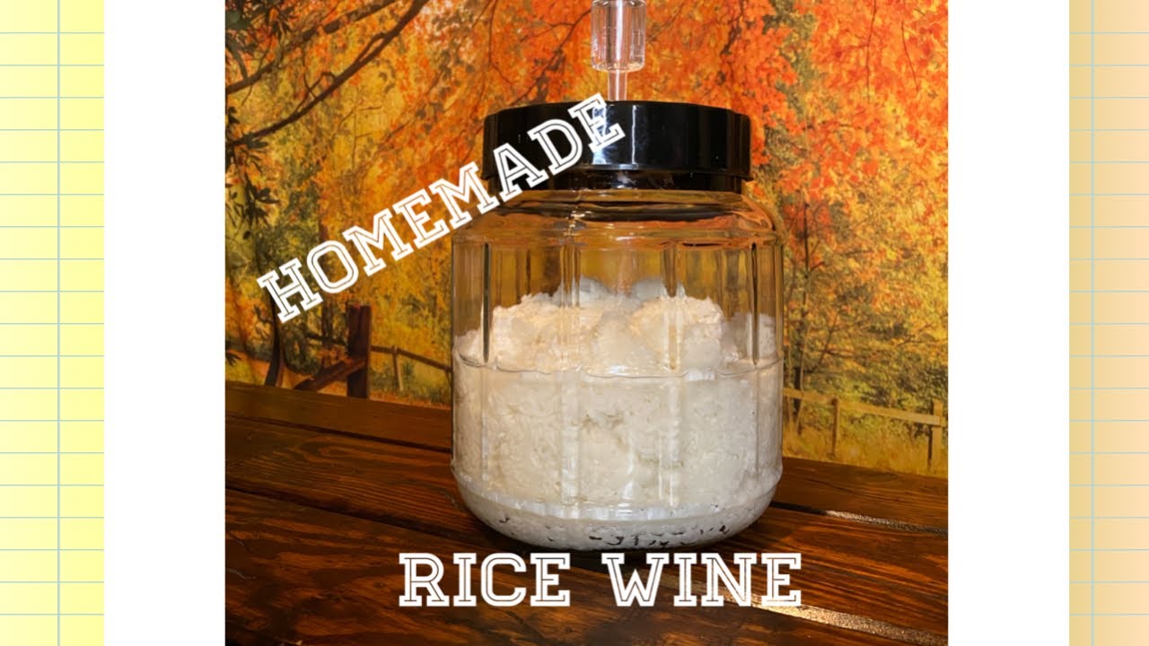 Homemade Rice wine.