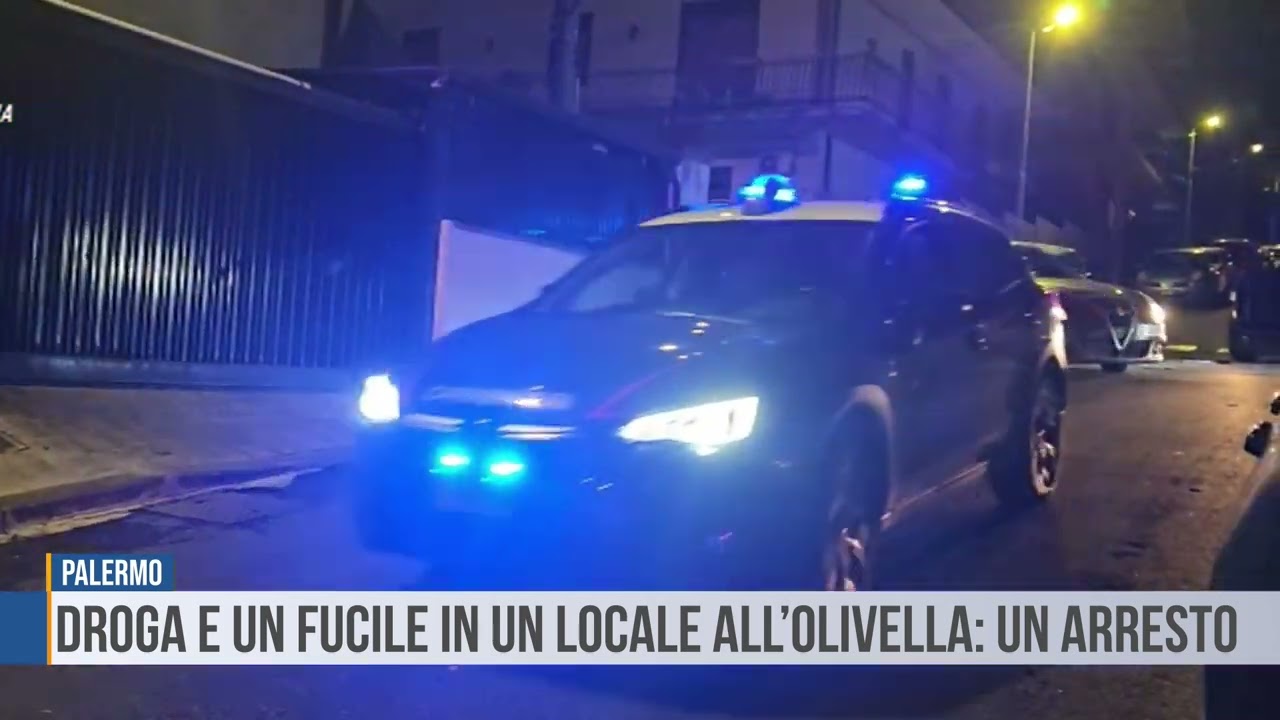 Palermo: droga e un fucile in un locale all’Olivella, un arresto