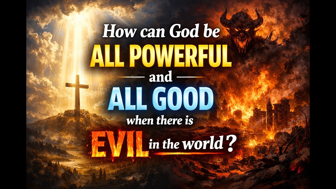 How can God be all powerful, and all good when there is still evil?