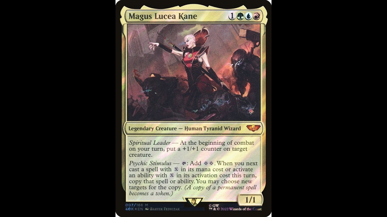 MTG Commander/EDH Deck Tech - Magus Lucea Kane Counters and X Spells