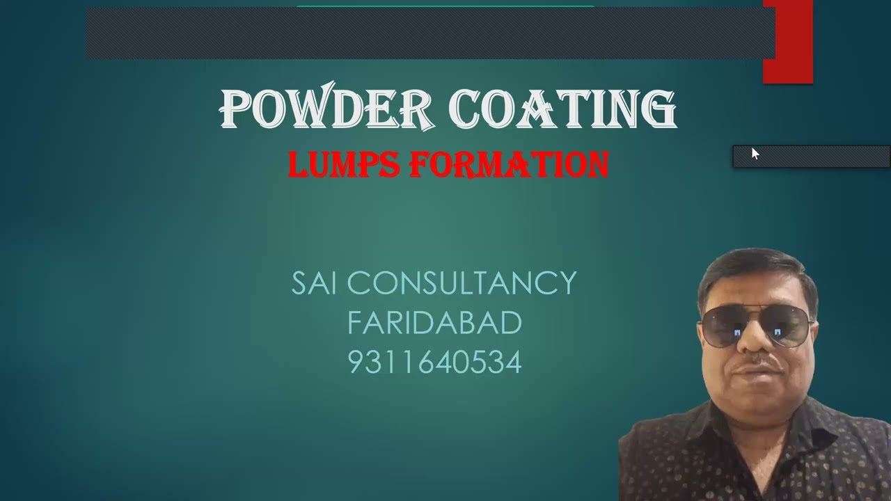 REMEDIES ,LUMPS FORMATION IN POWDER COATING