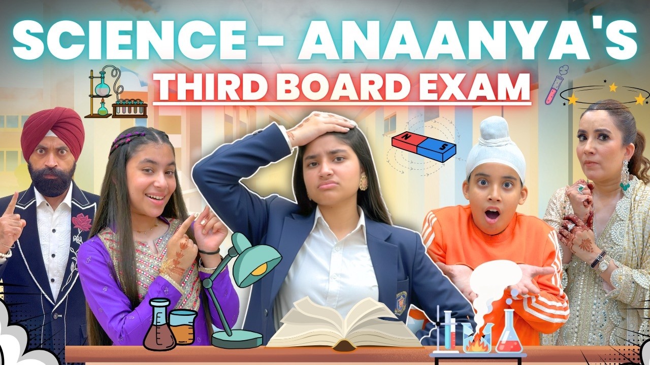 Science - Anaanya's Third Board Exam | RS 1313 VLOGS | Ramneek Singh 1313