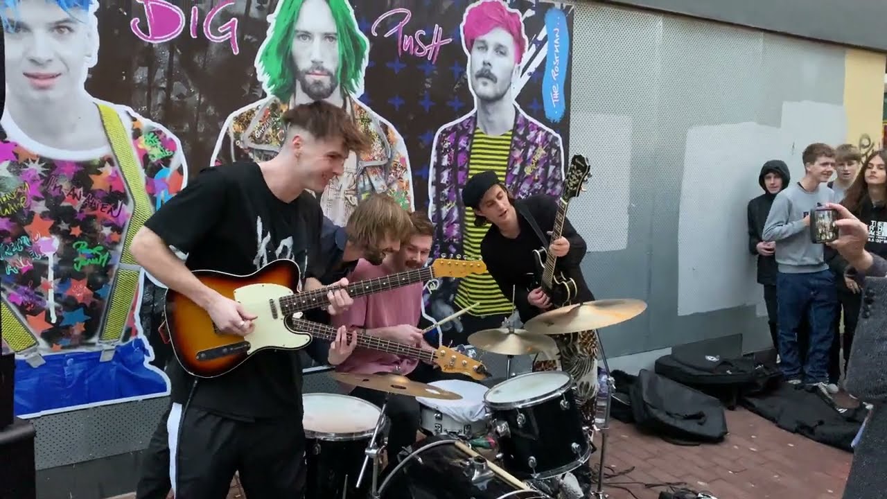 #12 The Big Push busking Wade in the Water + War Pigs. Just wait for it!! Read description!