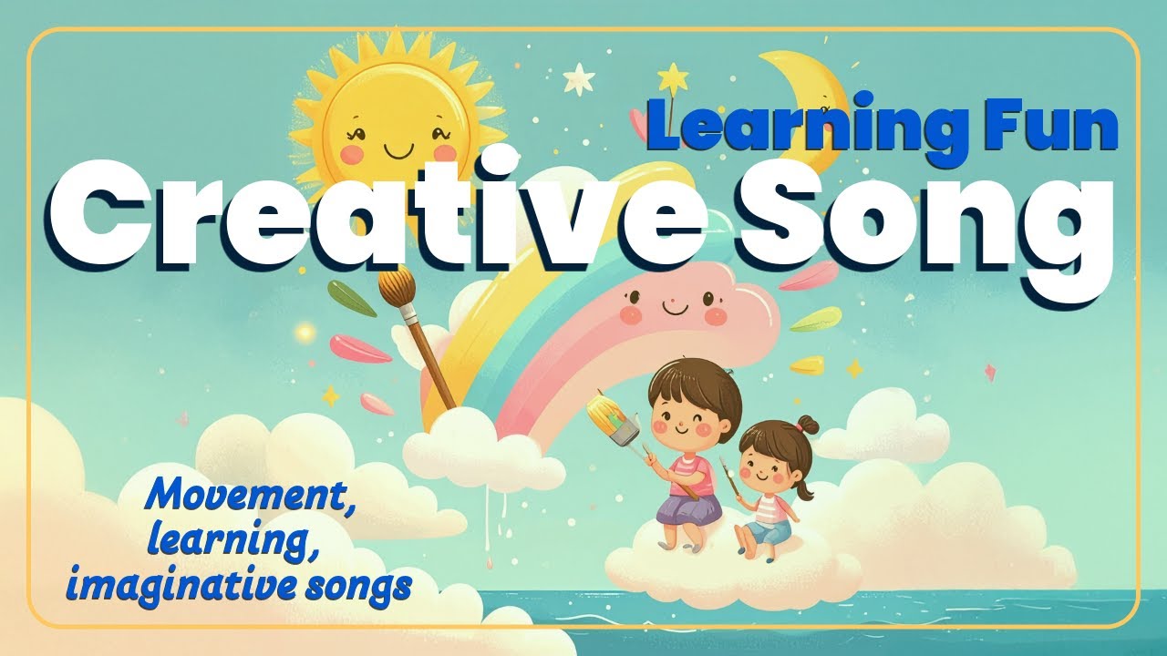 Creative Song- Little Cloud Painter – Happy Color & Movement Song for Toddlers (2 Minutes)