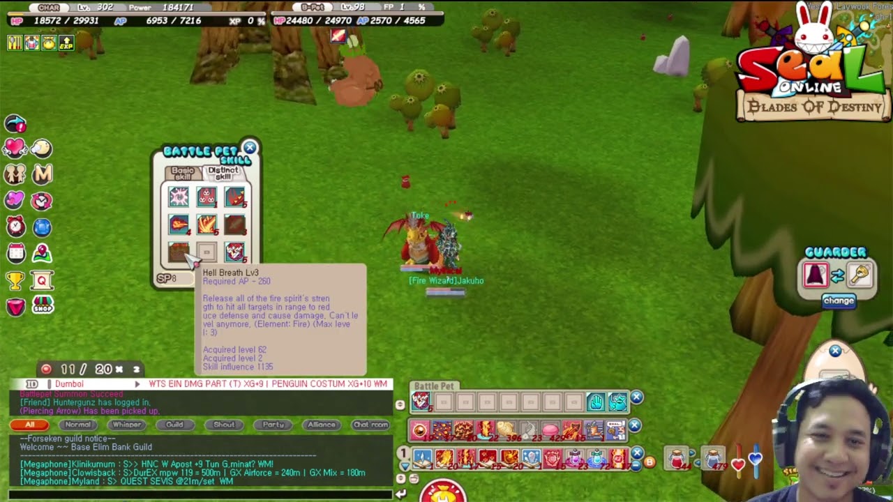 TIPS LEVELING BATTLE PET LEVEL 1 - 42 SEAL BOD