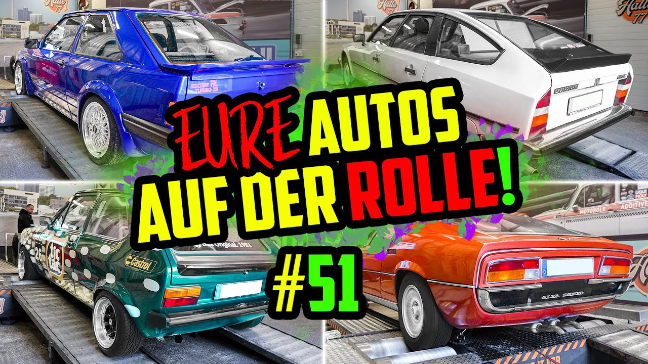 SELTENE Escort TURBOS & Montreal V8! - Prüfstandstag Halle77 - MARCO nimmt EURE Autos ran!