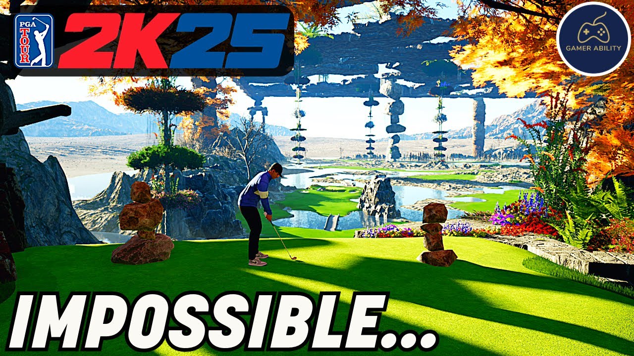 IMPOSSIBLE CHALLENGE at Dingo's Hanging Gardens in PGA TOUR 2K25!