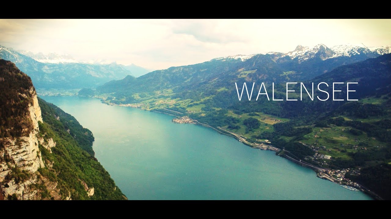 Walensee in Switzerland - DRONE 4K