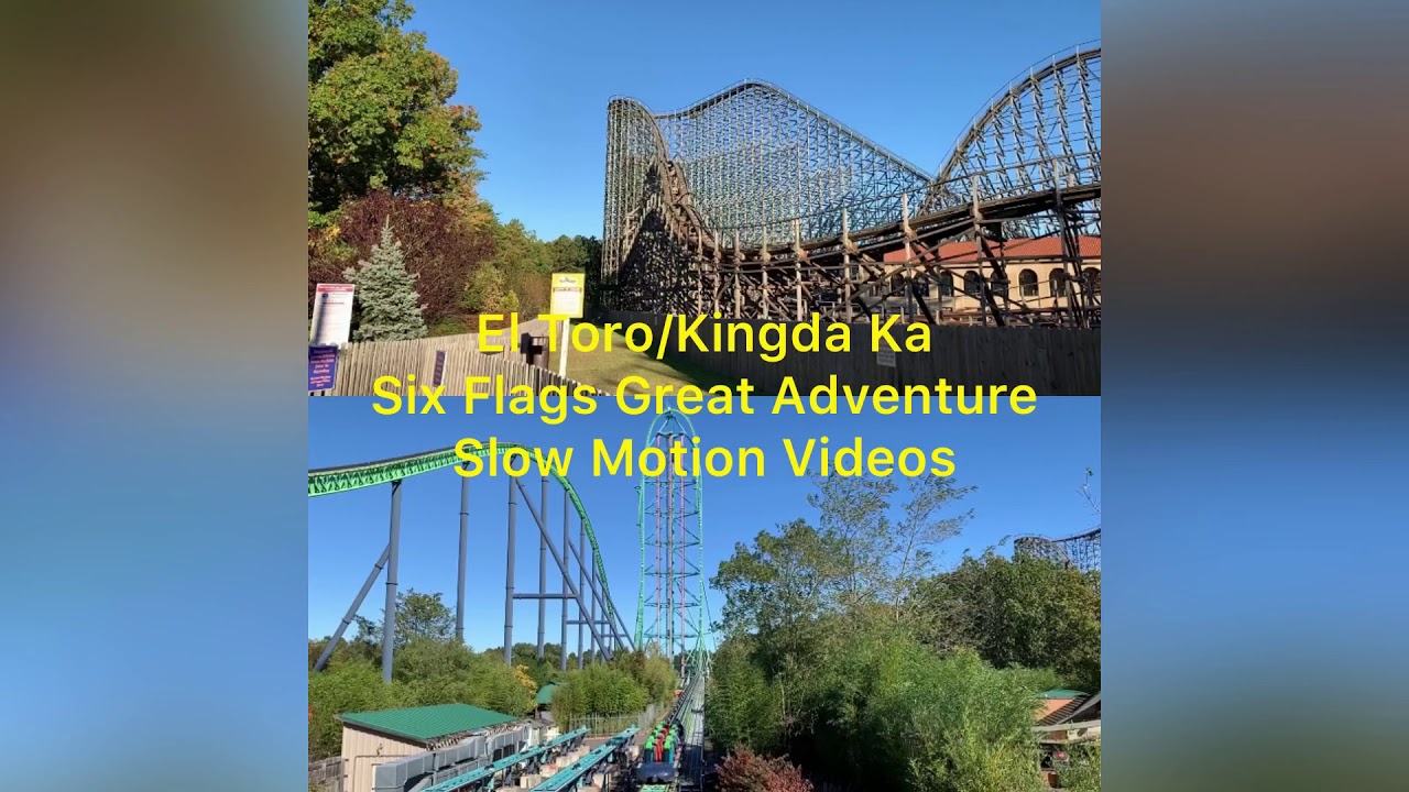 Kingda Ka/El Toro Six Flags Great Adventure Slow Motion Videos