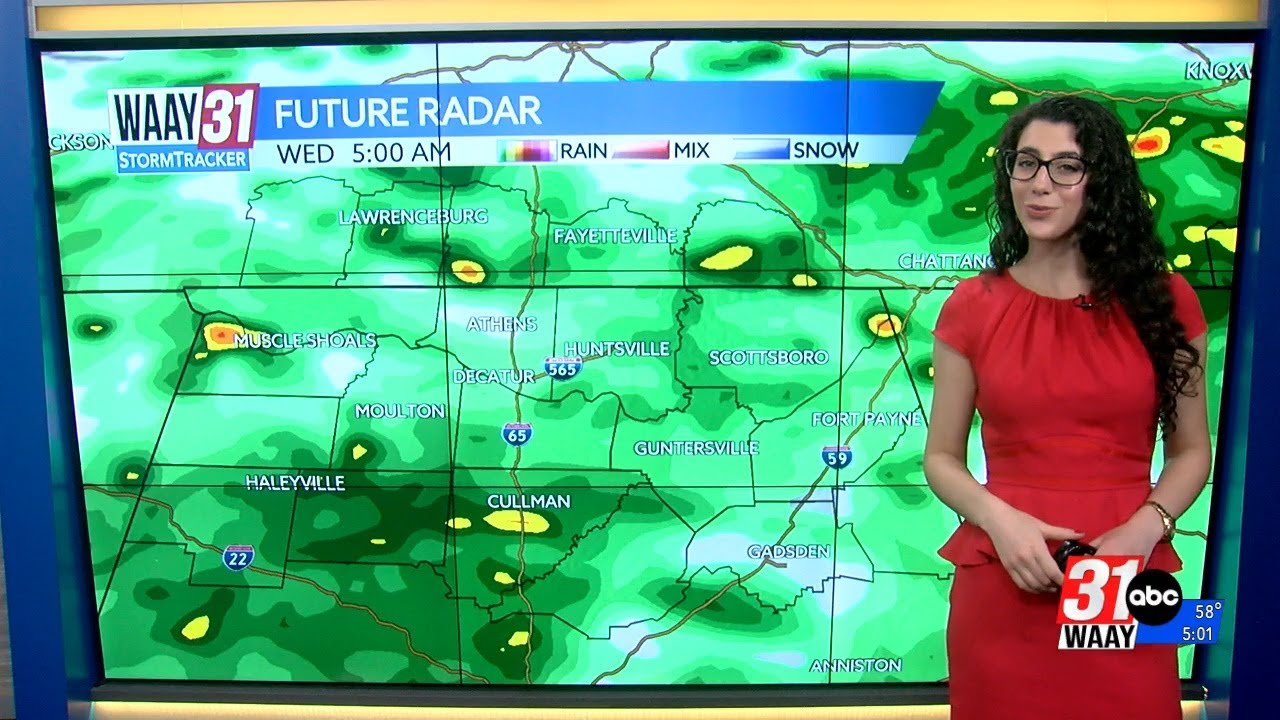 Grace is tracking widespread Wednesday morning rain