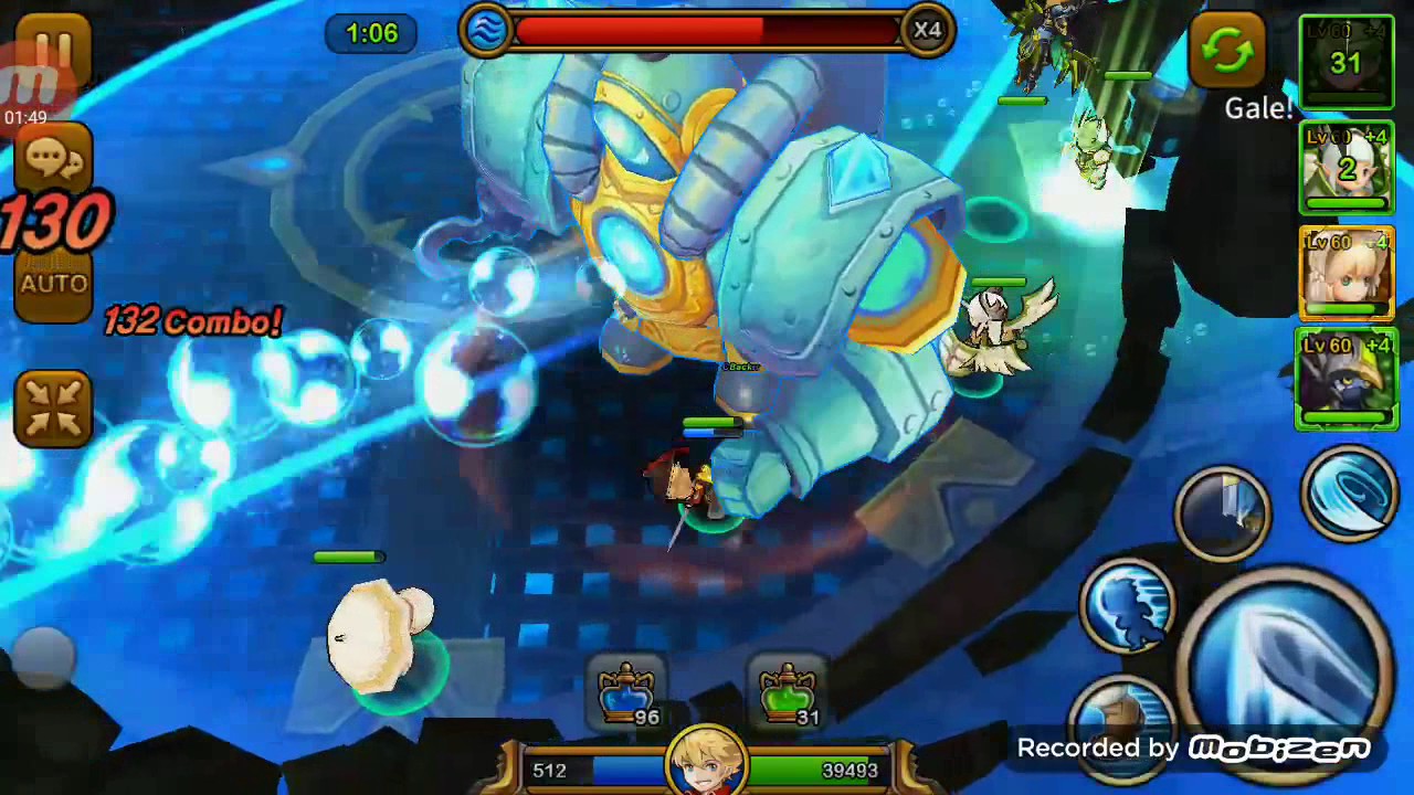 Guardian Hunter: New Boss Ice - Abyss Diver - One Shot without Hanerd