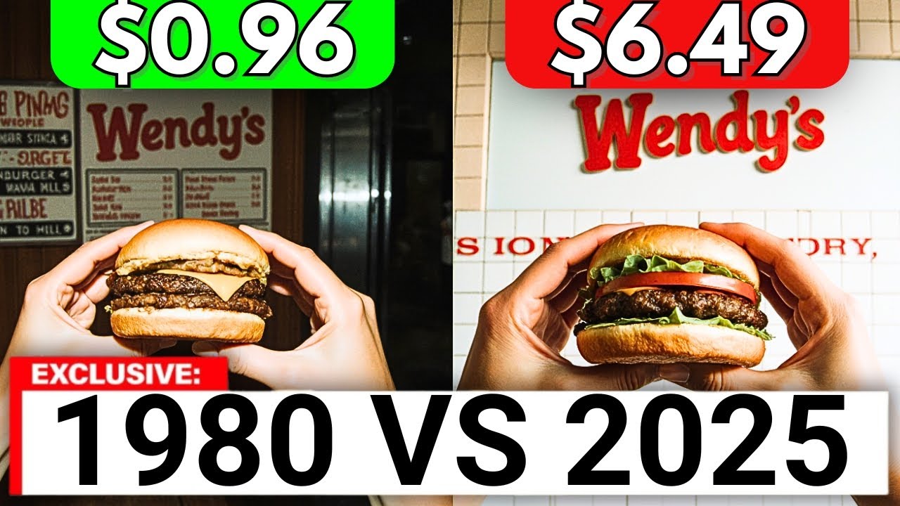 1980 vs 2025: Same Food, SHOCKING Price Difference At 10 Chains