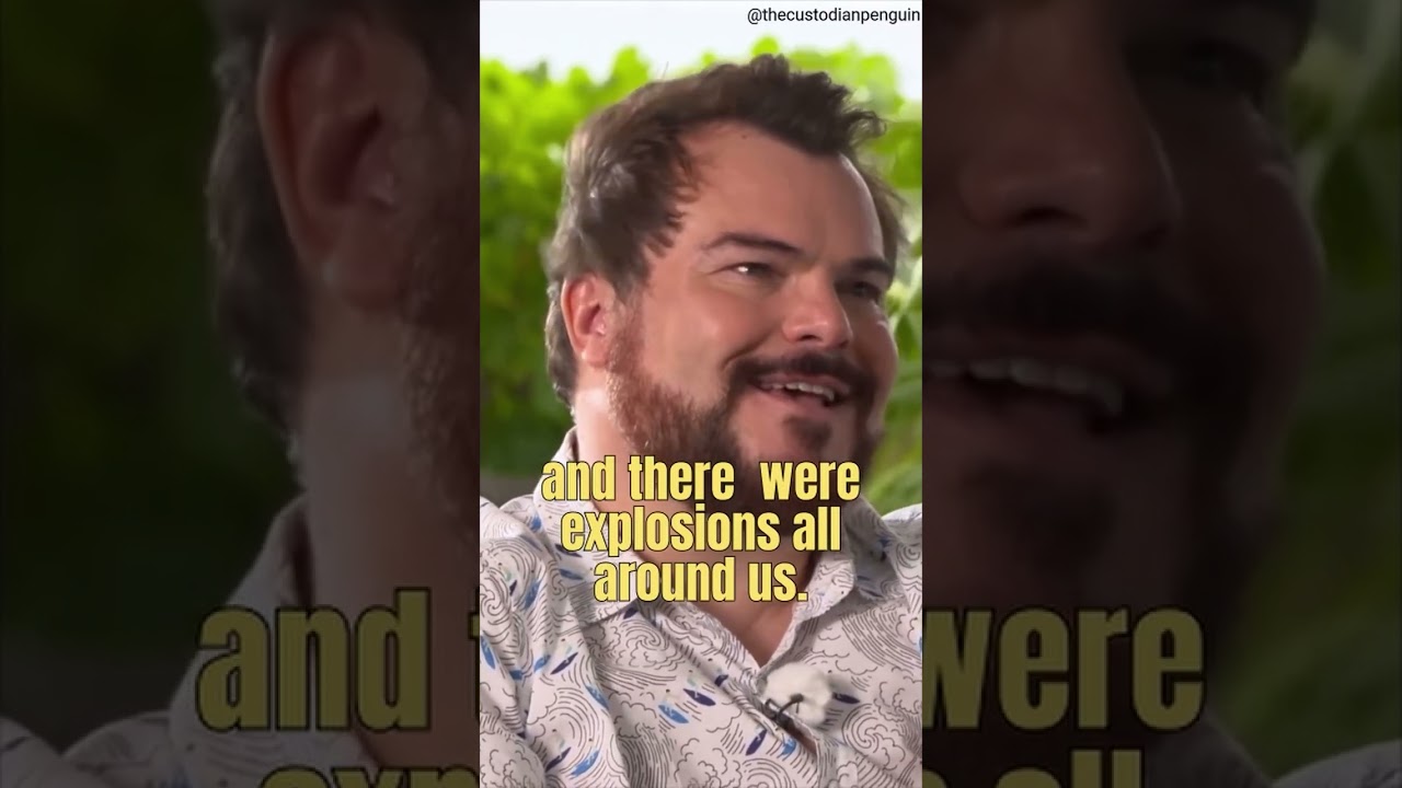 Jack Black's hilarious impression of Dwayne Johnson |@moviefone| #shorts #therock #jackblack