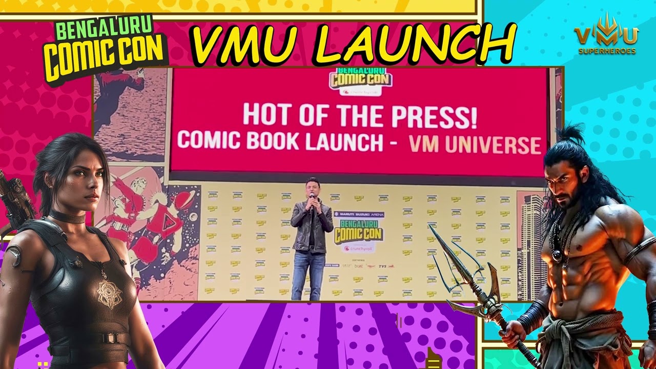 Comic-Con 2023: Creator Vishwas Mudagal launches VMU Superhero Universe in Bengaluru