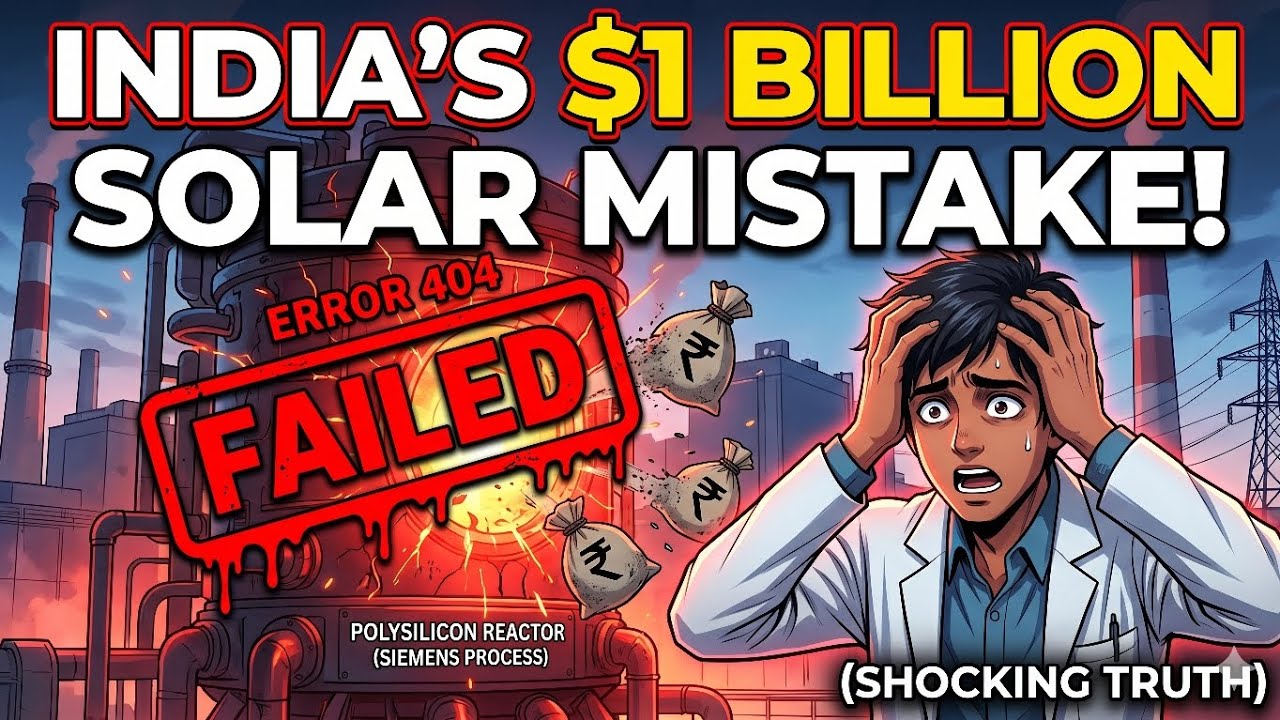 INDIA'S $1 BILLION SOLAR MISTAKE! (The Shocking Story) ☀️📉 || BLACK GOLD 🪙|| ANIMATED EXPLANATION 