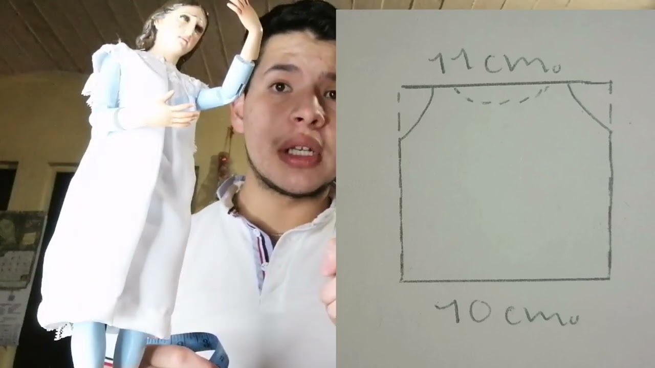 COMO ELABORAR VESTIDO A VIRGEN DOLOROSA