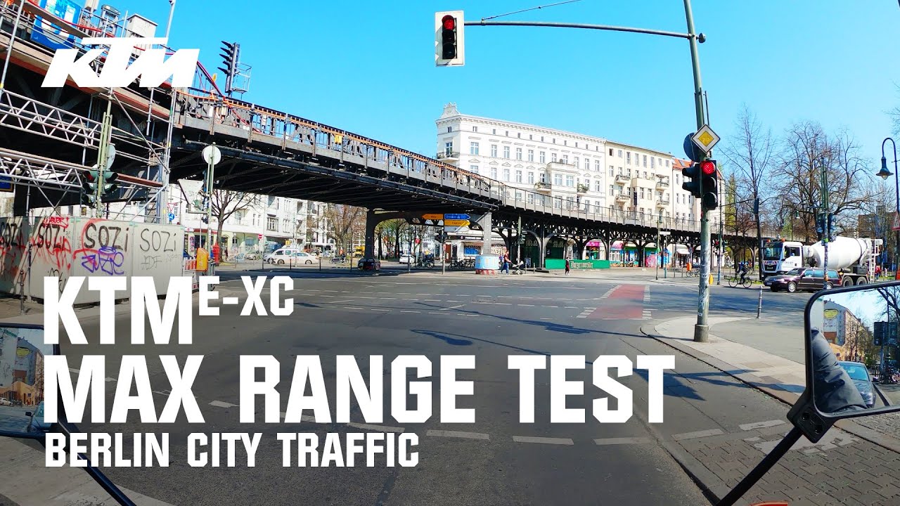 KTM E-XC MAX RANGE TEST // City Traffic // Economy Modus