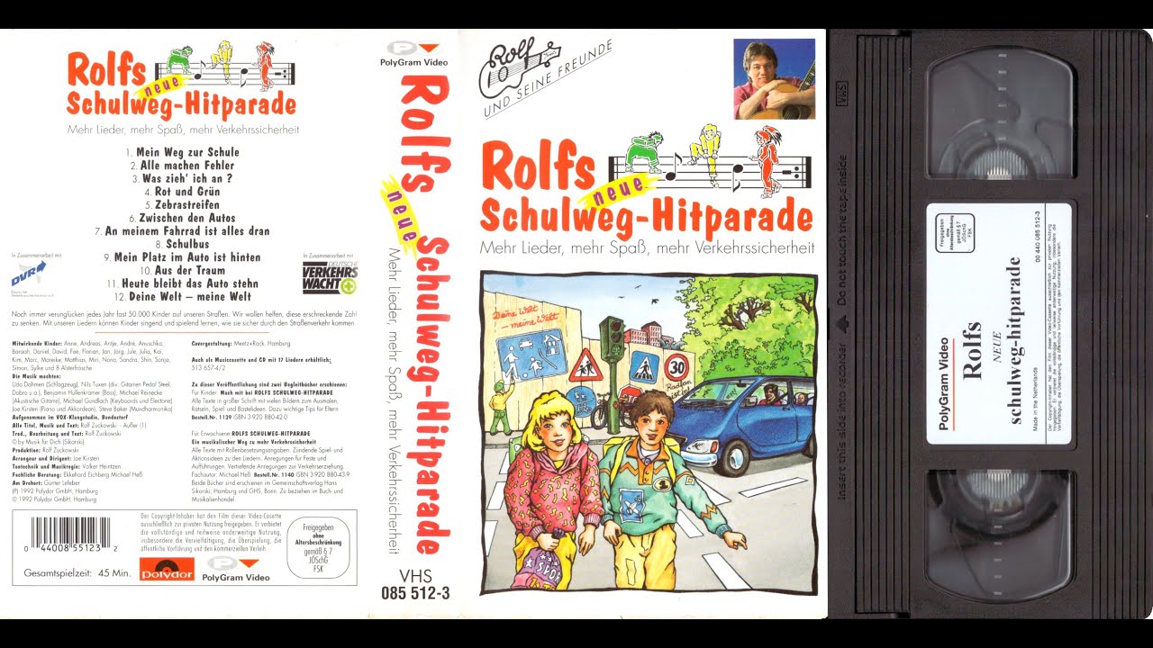 Rolfs Neue Schulweg Hitparade (1992) - VHS Video
