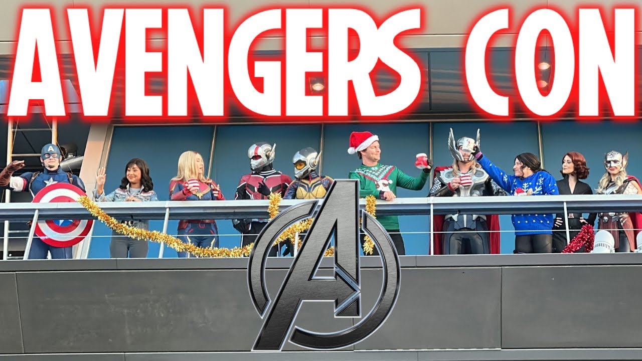 Avengers Con At Avengers Campus - Never Seen So Many Super Hero's In One Day