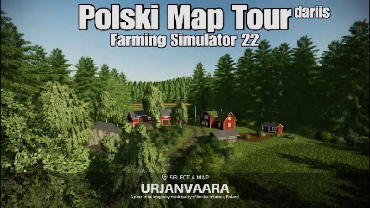Urjanvaara- Polski Map Tour- 4K-  konsole- Farming Simulator 22/PS5
