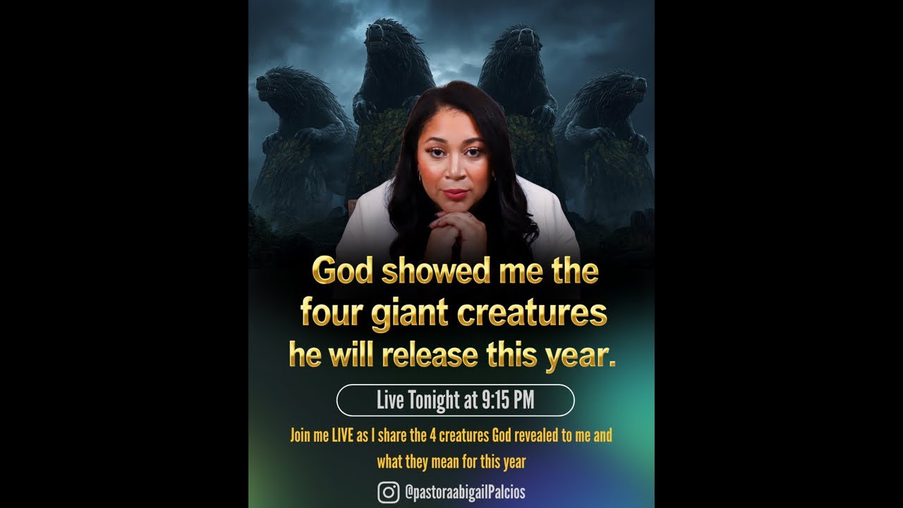 Prophecy on the four creatures God will release in 2026!