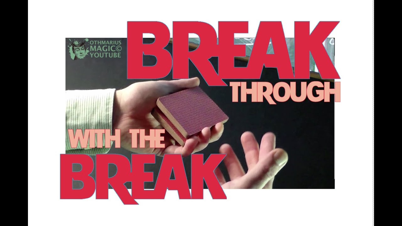 HOW TO CATCH & HOLD A PINKY BREAK tutorial card magic basics