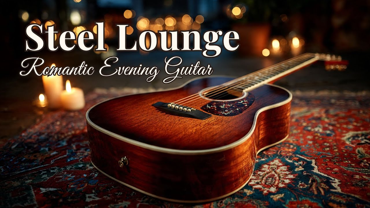 🥂 Cozy Christmas Eve 🎄 Warm Acoustic Guitar & Fireplace Sounds ~ Relaxing Winter Ambience