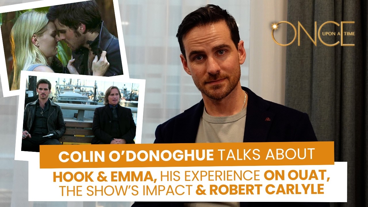 Colin O’Donoghue talks about Hook & Emma, his experience on OUAT & Robert Carlyle