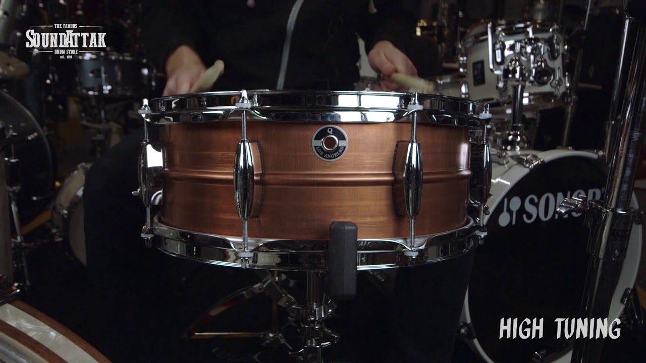 Q Drum Co. 14x5.5" Gentleman's Copper Snare Drum