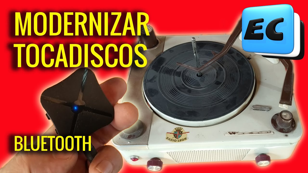Como modernizar un tocadiscos wincofon de hace  50 años. Modulo Bluetooth