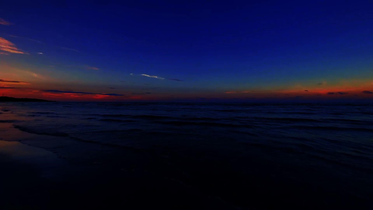 Soft Rolling Ocean Surf for Sleeping with Quiet Night Beach Ambience