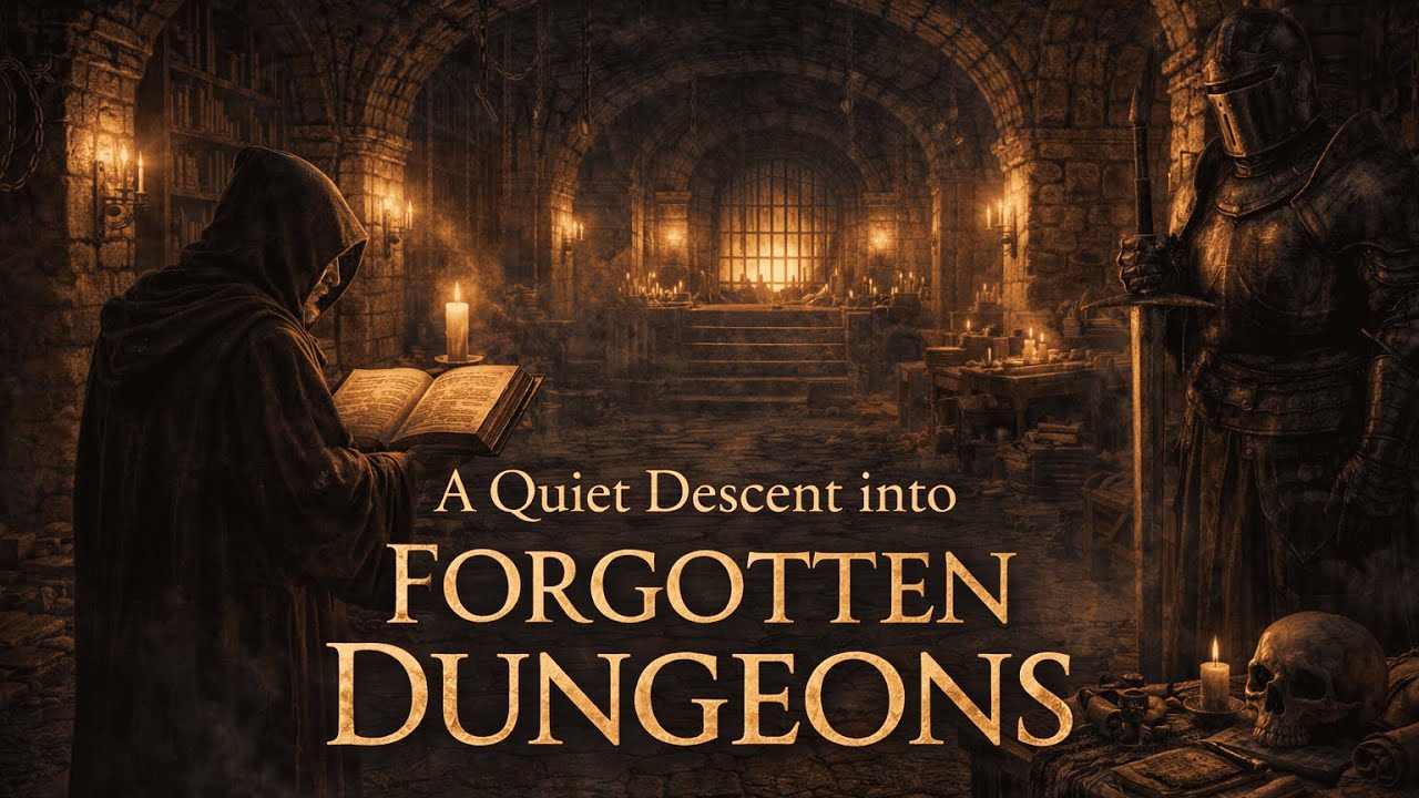 A Quiet Descent into Forgotten Dungeons | Medieval Ambient Music for Focus & Reflection