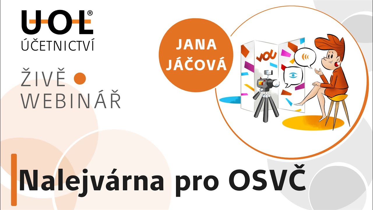 Nalejv&aacute;rna pro OSVČ | UOL Webin&aacute;ř 🔴