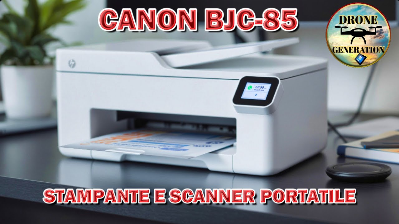 😀Soluzione Vincente Della Stampante E Scanner Portatile Canon BJC-85🖨️ @DroneGenerationEquipment