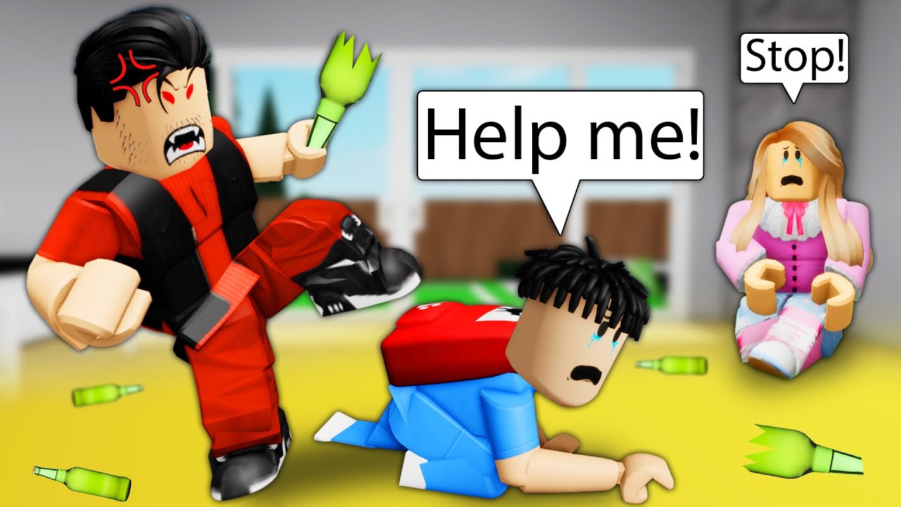 The Drunk Father and the Broken Family || ROBLOX Brookhaven 🏡RP | Funny Moments
