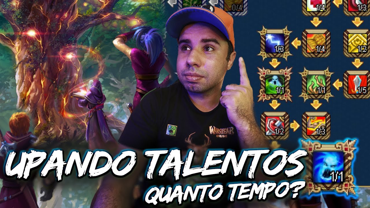 Quanto Tempo Demora para Upar Talentos? Ramifica&ccedil;&atilde;o (75 Dias de Farm) Warspear Online
