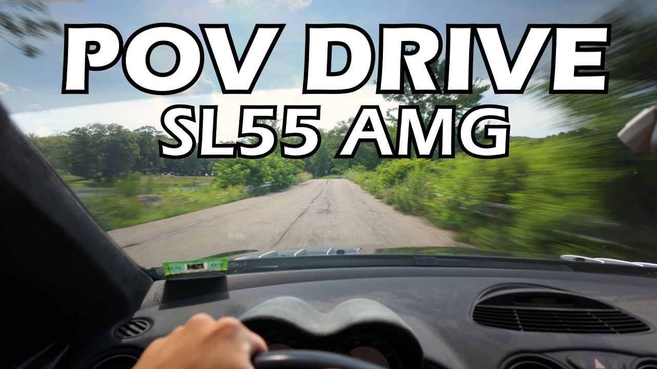 POV You Drive the 2004 SL55 AMG on Scenic Backroads HD SOUND 4K